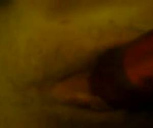 The red sex toy of his wife, gives her a vaginal orgasm.