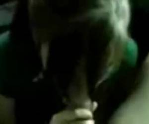 Sexy teen gets sperm in her face.