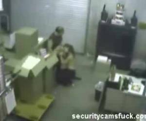 blowjob in the warehouse