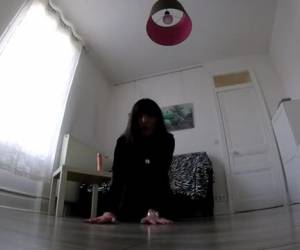 Sexy transvestite makes a horny dildo video
