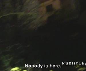 Euro blonde fucks in the public park