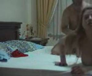 amateur paar gefangen auf ins schlafzimmer