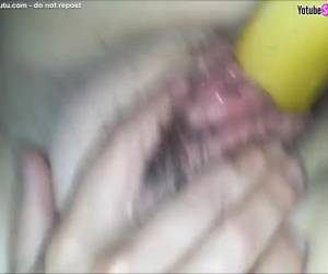 Sexo en español con un platano